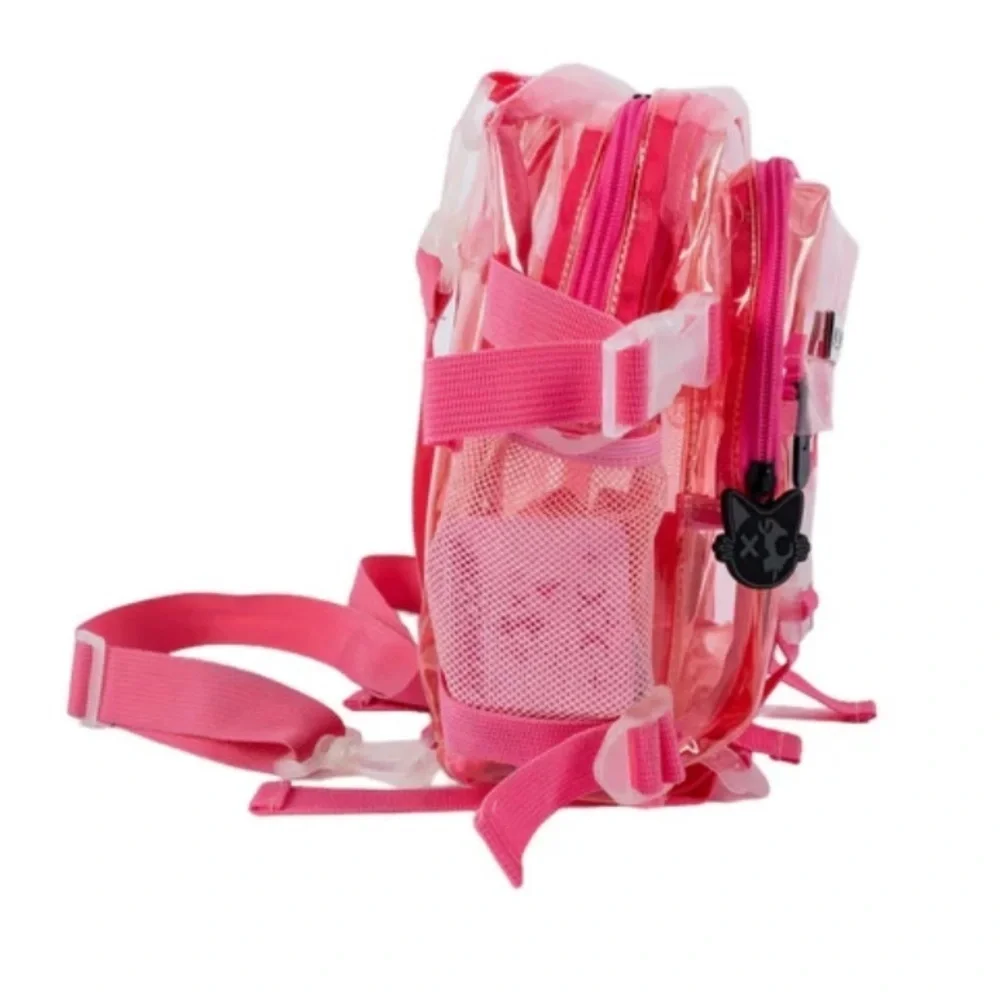 NWOT Moonmay Clear Pink TBG-12 Mini Backpack